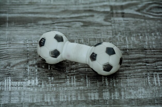 Close-up of toy ball on table