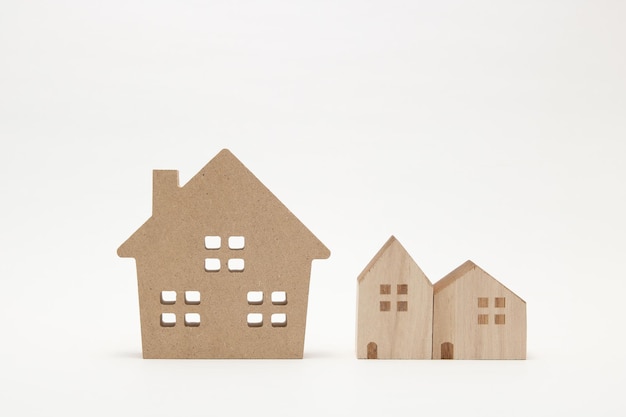 close-up of toy on building against white background