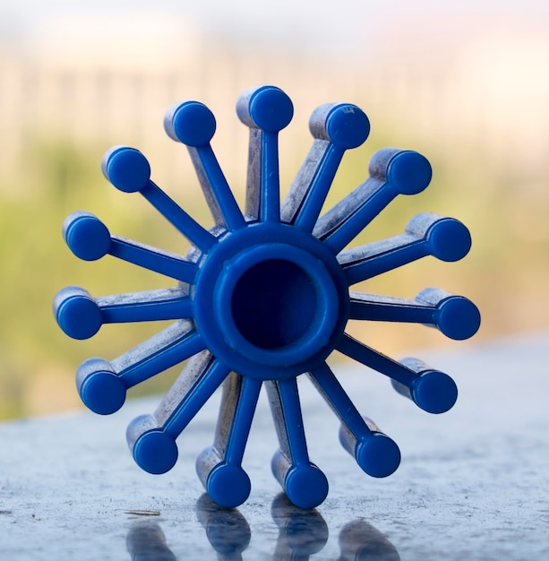 Close-up of toy on table