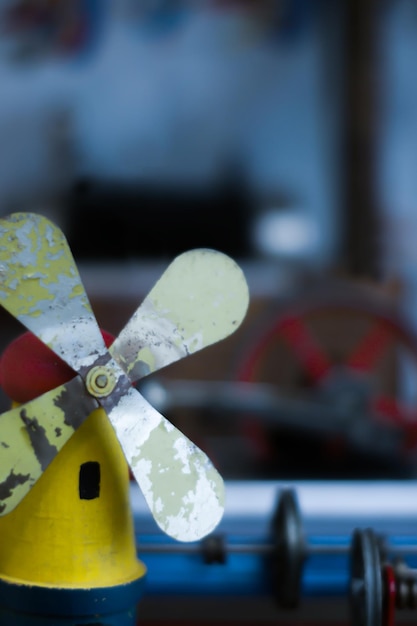 Photo close-up of toy windmill