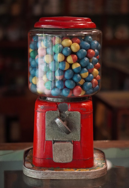 Close-up of toys on table