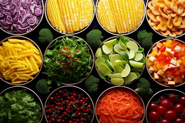 A close up of traditional corn based dishes from various cultures celebrating culinary diversity