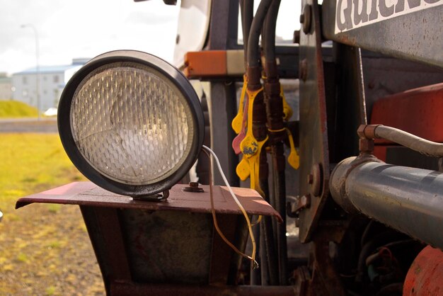 Photo close-up of train