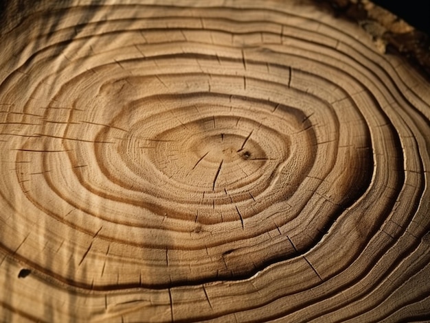 A close up of a tree stump with a ring of rings.