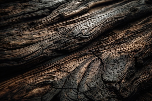 A close up of a tree stump with a tree stump in the background.