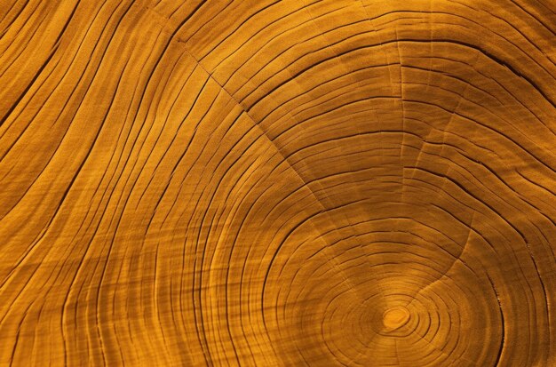 A close up of a tree stump with a yellow background