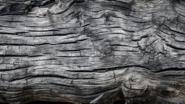 A close up of a tree trunk with a bird perched on it