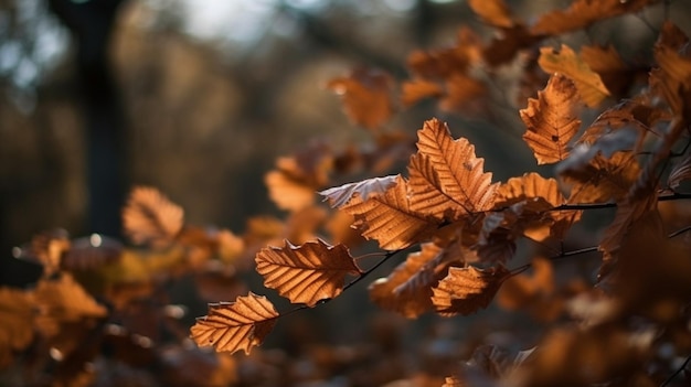 A close up of a tree with leaves