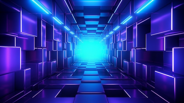 a close up of a tunnel with a light at the end generative ai