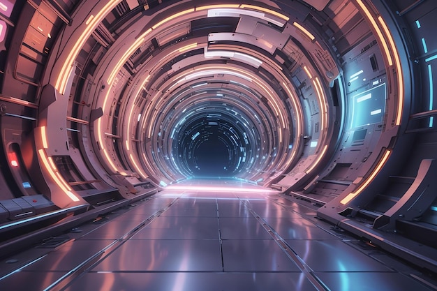 Крупный план туннеля со светом в конце генеративного искусственного интеллекта