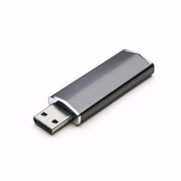 Photo a close up of a usb drive