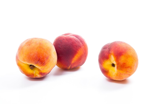 Close-up van appels op witte achtergrond