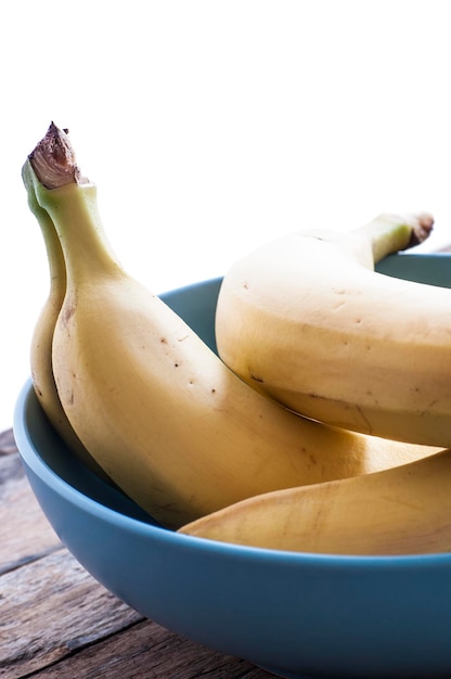 Close-up van bananen in een schaal
