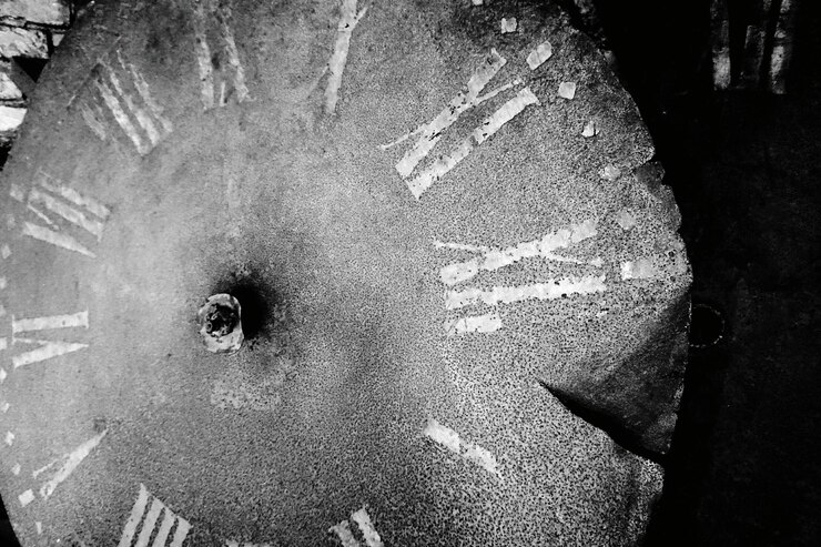 Foto close-up van beschadigde