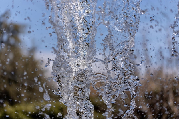 Close-up van bevroren water