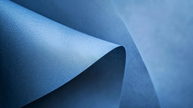 Close-up van blauw papier levendige schaduw en gestructureerd oppervlak voor creatieve projecten