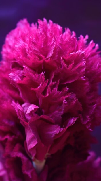 Close up van bloem Celosia Paarse bloem in trendy kleur