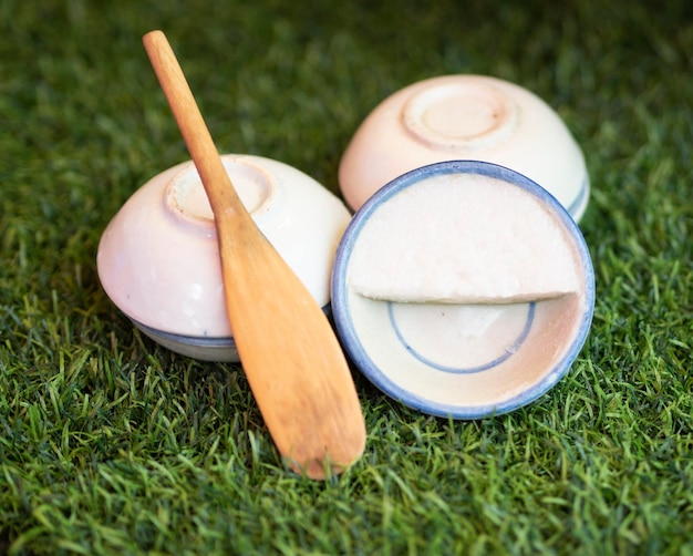 Foto close-up van brood op het veld