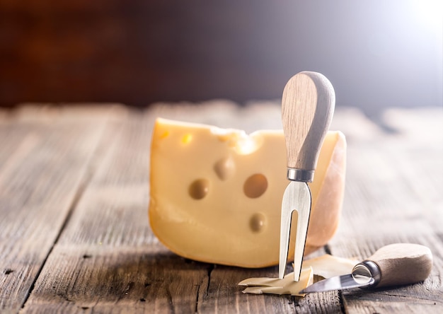 Close-up van brood op tafel