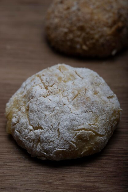 Close-up van brood op tafel