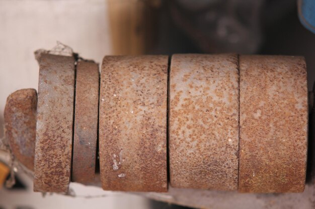 Close-up van brood op tafel