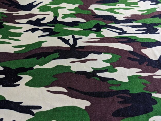 Close-up van camouflaget-shirt