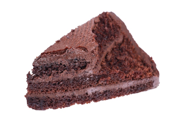 Close-up van chocoladekoek
