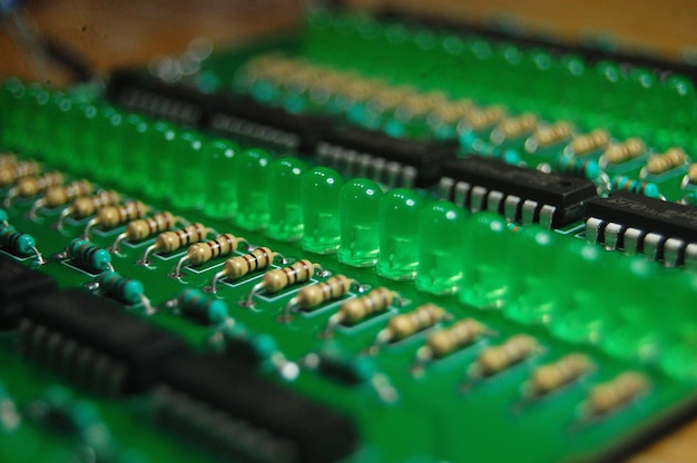 Close-up van computerapparatuur