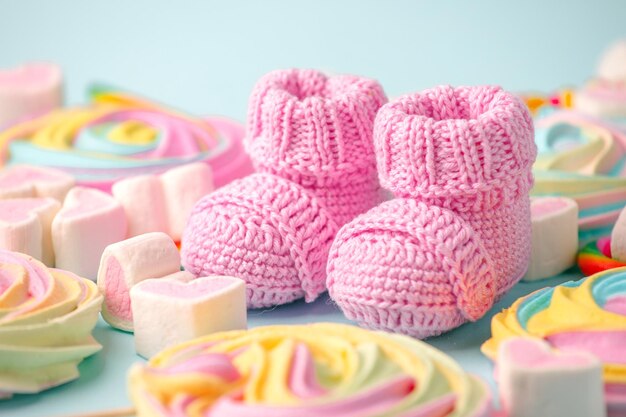 Close-up van cupcakes op tafel