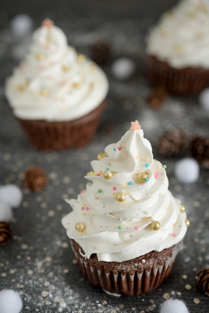 Foto close-up van cupcakes