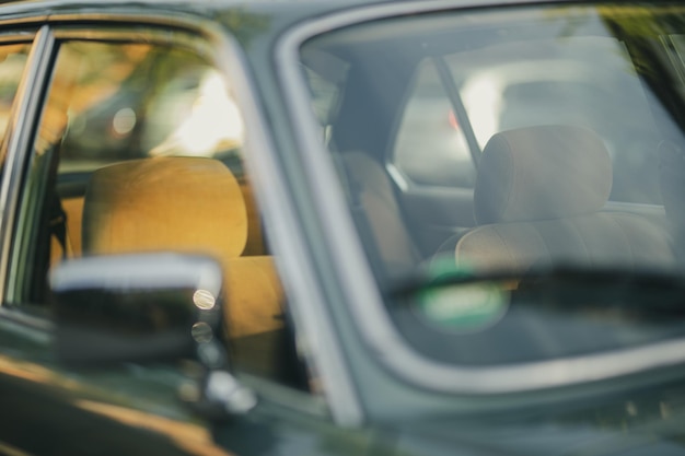 Close-up van de auto