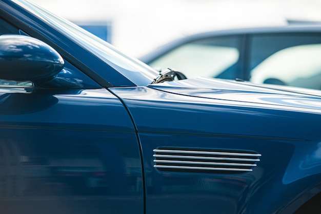 Close-up van de auto