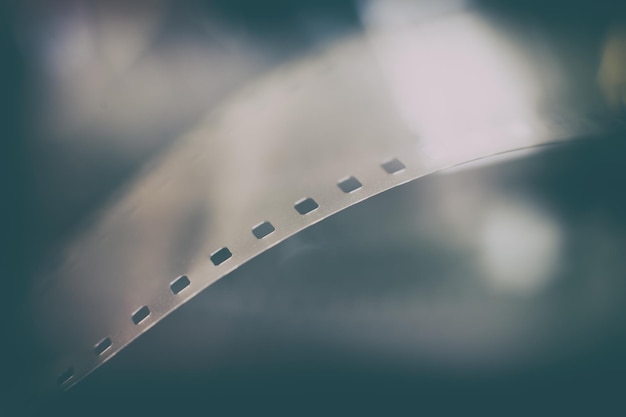 Close-up van de filmrol