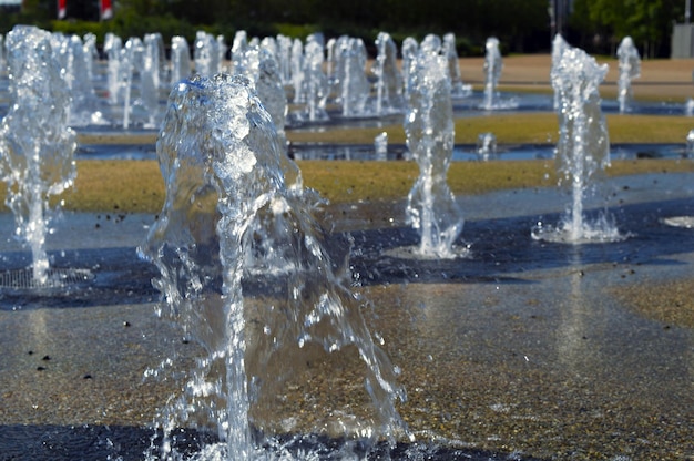 Foto close-up van de fontein