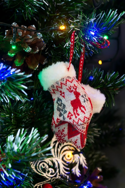 Close-up van de kerstboom