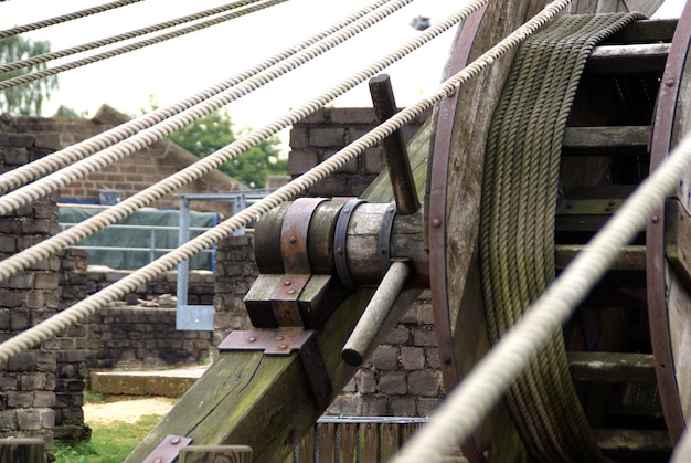 Foto close-up van de molen