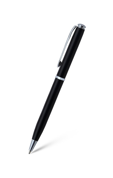 Close-up van de pen op een witte achtergrond