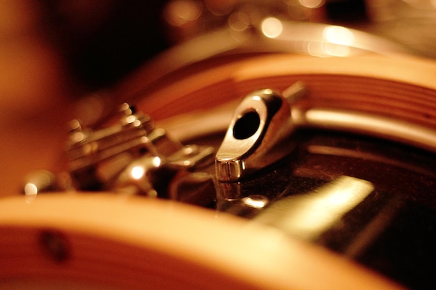 Close-up van de snare drum
