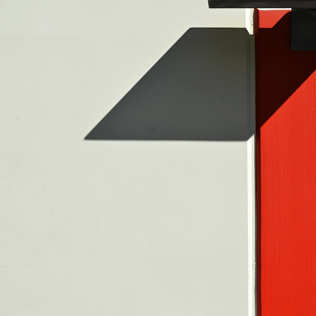 Close-up van de witte muur