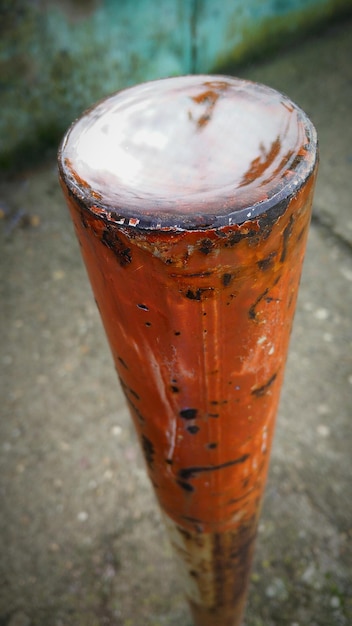 Foto close-up van drank op tafel