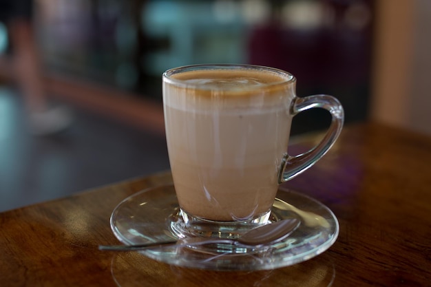 Close-up van drank op tafel
