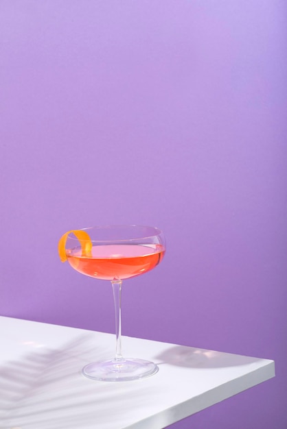 Close-up van drank op tafel