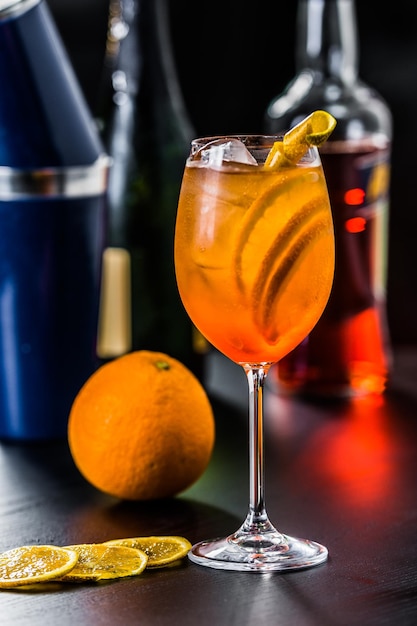 Close-up van drank op tafel