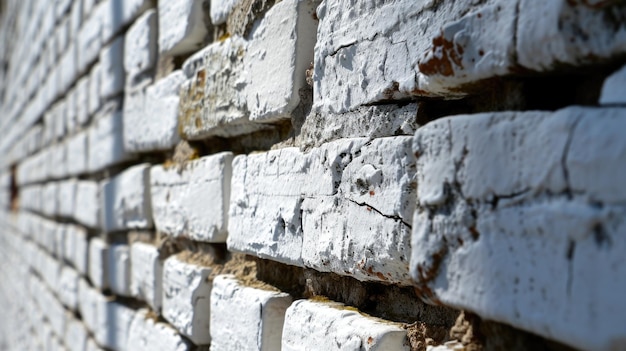 Close-up van een bakstenen muur met ingewikkelde patronen