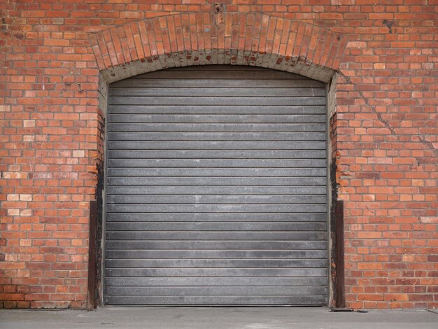 Foto close-up van een bakstenen muur