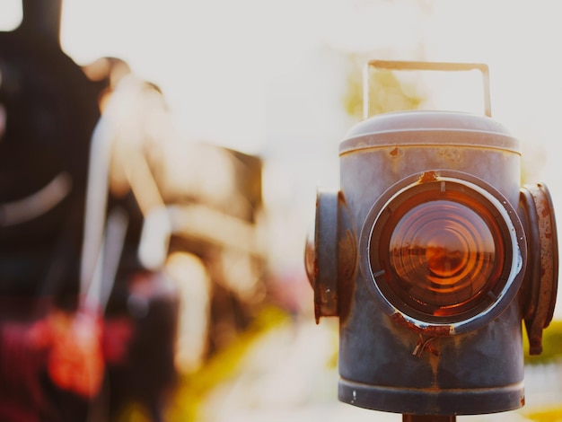 Foto close-up van een bierglas op tafel