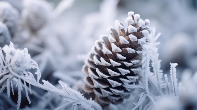 close-up van een dennenappel