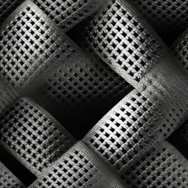 Close-up van een gearceerde halftone textuur met een vet patroon