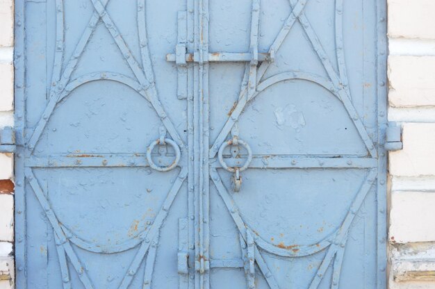 Foto close-up van een gesloten deur