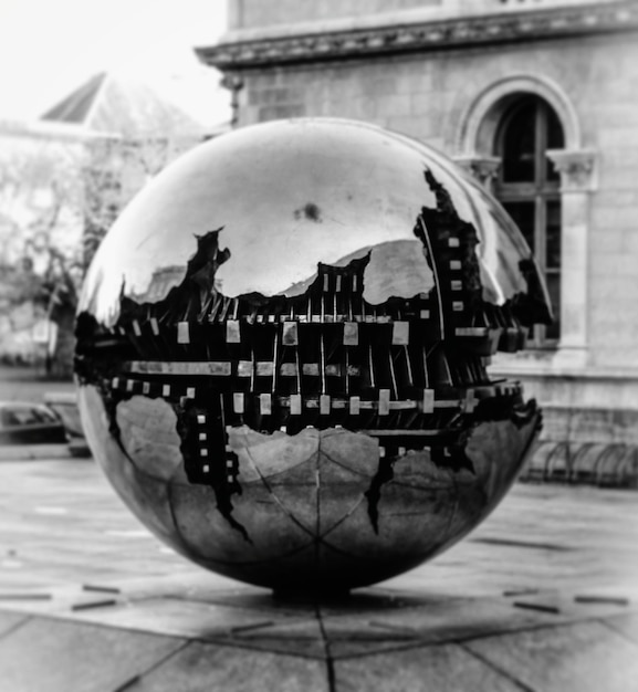 Foto close-up van een historisch gebouw in de stad